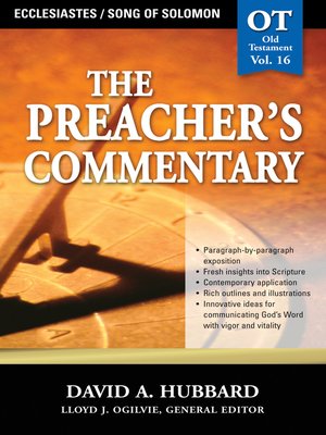 cover image of The Preacher's Commentary--Volume 16